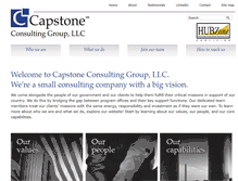 Tablet Screenshot of capstone-cg.com